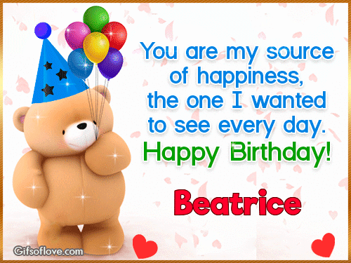 Happy Birthday Beatrice