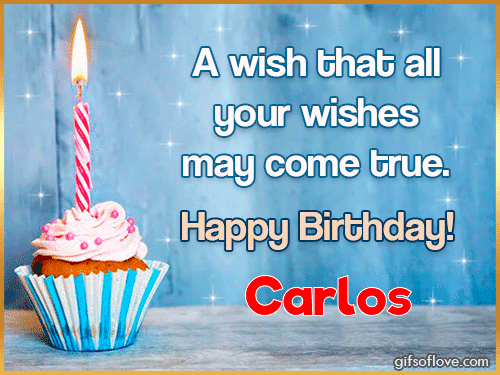 Happy Birthday Carlos