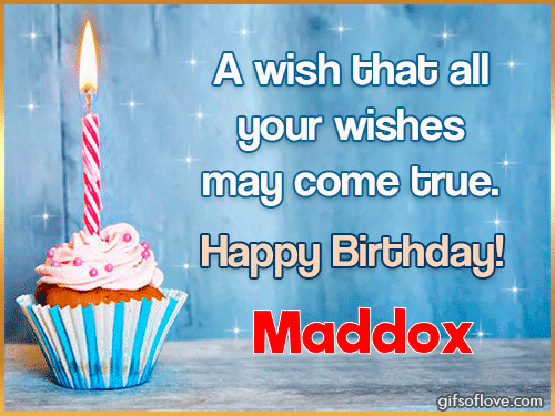 Happy Birthday Maddox